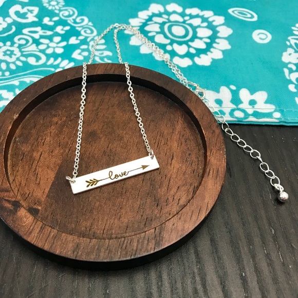 NEW!💙💎💗LOVE! CUPID’S ARROW! NECKLACE!💗💎💙BAR! - Picture 4 of 8